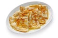 Crepes suzette , french dessert Royalty Free Stock Photo