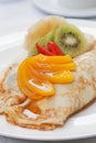 Creps with fruits Royalty Free Stock Photo