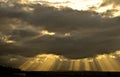 CrepuscularRays Royalty Free Stock Photo