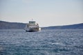 Cres, Croatia August 2021.The ferry transports passengers and vehicles from the mainland to the islands of Cres and Losinj.
