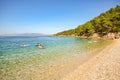 Cres Island: Beach near Valun village, Istrian coast on the Adriatic sea, Croatia