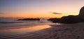 Crescent Bay beach at sunset Royalty Free Stock Photo