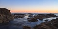 Crescent Bay beach at sunset Royalty Free Stock Photo