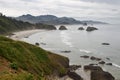 Crescent Bay at Cannon Beach Oregon Coast Royalty Free Stock Photo