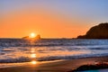 Crescent Bay sunset Royalty Free Stock Photo