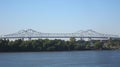 The Crescent City Connection, A Pair of Cantilever bridges Over the Mississippi River in New Orleans, LouisianB