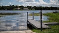 Crescent Lake Clermont Florida Boat Dock Royalty Free Stock Photo