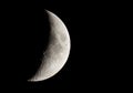 Crescent Moon Royalty Free Stock Photo