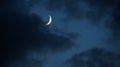 Crescent moon Royalty Free Stock Photo