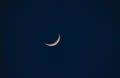 Crescent Moon clear sky