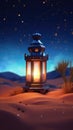Crescent Moon Serenade: Minimalistic Stock Photo Illustration for Eid Mubarak Celebration