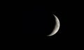 Crescent moon in the starry sky Royalty Free Stock Photo