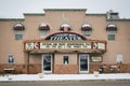 Crescent Moon Theater vintage sign, Kanab, Utah