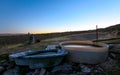 Crescent Valley Natural Hot Spring; Nevada Royalty Free Stock Photo