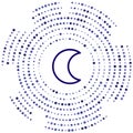 crescent vector icon. crescent editable stroke. crescent linear symbol for use on web and mobile apps, logo, print media. Thin
