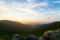 Cresent Overlook of Highest Peak in Shenandoah National Park, Vi