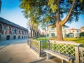 Crespi d`Adda, Bergamo, Lombardy, Italy, historic industrial village, Unesco WHS Royalty Free Stock Photo