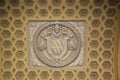 Crest in the Basilica di San Giovanni in Laterano - Basilica of Saint John Lateran - in the city of Rome, Italy Royalty Free Stock Photo