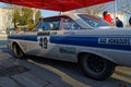 Old american car at the start of Historic Monte-Carlo Rally