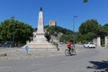 War memorial and the tower in Crest