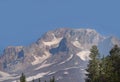 Crest of Mount Hood in Oregon Royalty Free Stock Photo
