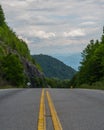 Crest of the Mountain Road Royalty Free Stock Photo