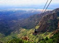 Crest Tram Ride in Sandia Mountains Royalty Free Stock Photo