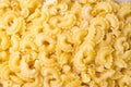Creste di gallo pasta close up Royalty Free Stock Photo