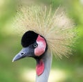 Crested bird. portrait Royalty Free Stock Photo