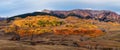 Crested Butte in Autumn. Colorful Colorado Scenic Landscape Beauty Royalty Free Stock Photo