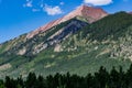 Crested butte colorado mountain landscape Royalty Free Stock Photo