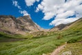 Crestone Neddle in the Sangre De Cristo Mountains Royalty Free Stock Photo