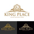 Crests logo, Hotel logo, luxury letter monogram Royalty Free Stock Photo