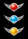 Crests with wings