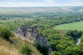 Cretaceous outcrops diva in Divnogorie Mountain