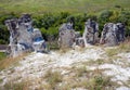Cretaceous rock formations divas of the Divnogorsk Natural Reserve
