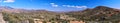 Cretan landscape panorama Royalty Free Stock Photo