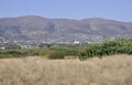 Cretan Landscape view on Malia resort from Crete island in Greece Royalty Free Stock Photo