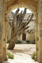 Crete Arkadi convent Royalty Free Stock Photo