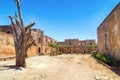 Crete arkadi monastery Royalty Free Stock Photo