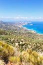 Crete Greece landscape Mediterranean Sea portrait format travel overview