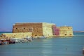 Crete Heraklion August 25: Venetian fortress Koules