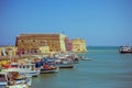 Crete Heraklion August 25: Venetian fortress Koules