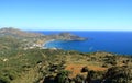 Crete island, beautiful beach and fishing village Plakias. Greece Royalty Free Stock Photo