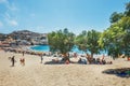 Panorama of Matala beach