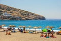 Panorama of Matala beach