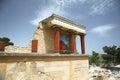 Crete knossos temple Royalty Free Stock Photo