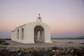 Crete landmark. Agios Nikolaos Saint Nicholas church, Georgioupoli in Crete, Greece Royalty Free Stock Photo