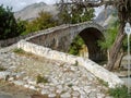 Crete, an old bridge across the river Royalty Free Stock Photo