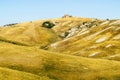 Crete senesi, characteristic landscape in Val d'Orcia Royalty Free Stock Photo